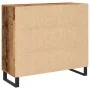 Sideboard con 3 puertas de madera vieja 90x34x80 cm de madera compuesta | Foro24.es | Tu tienda online para hogar, jardín y más Foro24.es