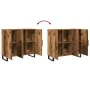 Sideboard con 3 puertas de madera vieja 90x34x80 cm de madera compuesta | Foro24.es | Tu tienda online para hogar, jardín y más Foro24.es