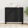 Aparador con 3 Puertas Negro Roble 90x34x80 cm Madera Elaborada von , Sideboards - Ref: Foro24-862955, Preis: 115,78 €, Rabat...
