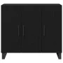 Aparador con 3 Puertas Negro Roble 90x34x80 cm Madera Elaborada von , Sideboards - Ref: Foro24-862955, Preis: 115,78 €, Rabat...