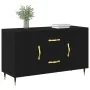 Aparador Negro de Roble 100x36x60 cm de Madera Elaborada | Foro24.es | Tu tienda online para hogar, jardín y más Foro24.es