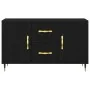 Aparador Negro de Roble 100x36x60 cm de Madera Elaborada | Foro24.es | Tu tienda online para hogar, jardín y más Foro24.es