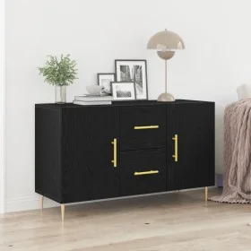 Consola Negra de Roble 100x36x60 cm en Madera