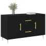 Consola Negra de Roble 100x36x60 cm en Madera Ingeniería | Foro24.es | Tu tienda online para hogar, jardín y más Foro24.es