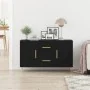 Consola Negra de Roble 100x36x60 cm en Madera Ingeniería | Foro24.es | Tu tienda online para hogar, jardín y más Foro24.es