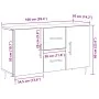 Consola Negra de Roble 100x36x60 cm en Madera Ingeniería | Foro24.es | Tu tienda online para hogar, jardín y más Foro24.es