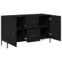 Aparador Negro de Roble 100x36x60 cm Madera de Ingeniería | Foro24.es | Tu tienda online para hogar, jardín y más Foro24.es