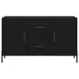 Aparador Negro de Roble 100x36x60 cm Madera de Ingeniería | Foro24.es | Tu tienda online para hogar, jardín y más Foro24.es