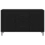 Consola Negra de Roble 100x36x60 cm de Madera de Ingeniería von , Sideboards - Ref: Foro24-862959, Preis: 121,80 €, Rabatt: -5%%