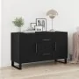 Aparador Negro de Roble 100x36x60 cm Madera Engineered | Foro24.es | Tu tienda online para hogar, jardín y más Foro24.es