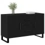 Aparador Negro de Roble 100x36x60 cm Madera Engineered | Foro24.es | Tu tienda online para hogar, jardín y más Foro24.es