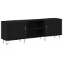 mueble para TV Negro Roble 150x30x50 cm Madera elaborada | Foro24.es | Tu tienda online para hogar, jardín y más Foro24.es