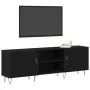mueble para TV Negro Roble 150x30x50 cm Madera elaborada | Foro24.es | Tu tienda online para hogar, jardín y más Foro24.es