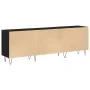 mueble para TV Negro Roble 150x30x50 cm Madera elaborada | Foro24.es | Tu tienda online para hogar, jardín y más Foro24.es