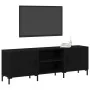 Cabinet de Televisión Negro Roble 150x30x50 cm Madera Elaborada | Foro24.es | Tu tienda online para hogar, jardín y más Foro24.es