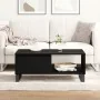 Mesa de Café de Negro Roble 90x50x36,5 cm Madera elaborada by , Coffee table - Ref: Foro24-862963, Price: 88,74 €, Discount: ...