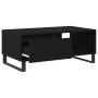 Mesa de Café de Negro Roble 90x50x36,5 cm Madera elaborada by , Coffee table - Ref: Foro24-862963, Price: 88,74 €, Discount: ...