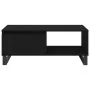 Mesa de Café de Negro Roble 90x50x36,5 cm Madera elaborada by , Coffee table - Ref: Foro24-862963, Price: 88,74 €, Discount: ...