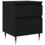 Cabinete de Noche Negro Roble 40x35x50 cm Madera Elaborada | Foro24.es | Tu tienda online para hogar, jardín y más Foro24.es