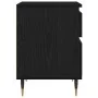 Cabinete de Noche Negro Roble 40x35x50 cm Madera Elaborada | Foro24.es | Tu tienda online para hogar, jardín y más Foro24.es