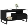 Mesa de Café Negra de Roble 90x49x45 cm de Madera Elaborada | Foro24.es | Tu tienda online para hogar, jardín y más Foro24.es