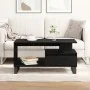 Mesa de Café Negra de Roble 90x49x45 cm de Madera Elaborada | Foro24.es | Tu tienda online para hogar, jardín y más Foro24.es