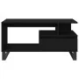 Mesa de Café Negra de Roble 90x49x45 cm de Madera Elaborada | Foro24.es | Tu tienda online para hogar, jardín y más Foro24.es