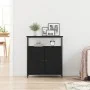 Gabinete de pared Negro Roble 69,5x34x90 cm Madera de ingeniería | Foro24.es | Tu tienda online para hogar, jardín y más Foro24.es