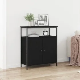 Aparador Negro de Roble 70x30x80 cm de Madera Ingenierizada von , Sideboards - Ref: Foro24-862972, Preis: 78,17 €, Rabatt: -5%%