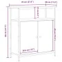Gabinete de pared Negro Roble 69,5x34x90 cm Madera de ingeniería | Foro24.es | Tu tienda online para hogar, jardín y más Foro24.es