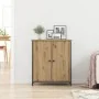 Aparador de Roble Artesanal 70x30x80 cm de Madera Ingenierizada y Acero by , Sideboards - Ref: Foro24-862974, Price: 76,17 €,...