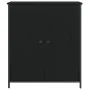 Aparador Roble Negro 70x30x80 cm Madera Ingenierizada y Acero by , Sideboards - Ref: Foro24-862975, Price: 80,57 €, Discount:...