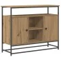 Aparador de Roble 100x35x80 cm Madera de Ingenieria y Acero von , Sideboards - Ref: Foro24-862977, Preis: 106,27 €, Rabatt: -5%%