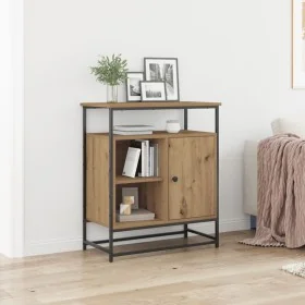 Aparador Artisan Roble 69x35x80 cm Madera y Acero von , Sideboards - Ref: Foro24-862980, Preis: 79,93 €, Rabatt: -5%%