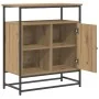 Aparador Artisan Roble 69x35x80 cm Madera y Acero von , Sideboards - Ref: Foro24-862980, Preis: 79,93 €, Rabatt: -5%%