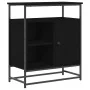Aparador Negro Roble 69x35x80 cm Madera Elaborada y Acero | Foro24.es | Tu tienda online para hogar, jardín y más Foro24.es