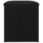 Banco de almacenamiento Negro Roble 40x40x45 cm Madera Compensada by , Benches for halls and storage - Ref: Foro24-862982, Pr...