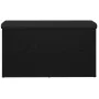 Banco de almacenamiento Negro Roble 80x40x45 cm Madera de Ingeniería by , Benches for halls and storage - Ref: Foro24-862984,...