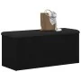 Banco de almacenamiento Negro Roble 100x40x45 cm Madera artificial | Foro24.es | Tu tienda online para hogar, jardín y más Foro24.es