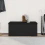Banco de almacenamiento Negro Roble 100x40x45 cm Madera artificial | Foro24.es | Tu tienda online para hogar, jardín y más Foro24.es
