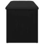 Banco de almacenamiento Negro Roble 100x40x45 cm Madera artificial | Foro24.es | Tu tienda online para hogar, jardín y más Foro24.es
