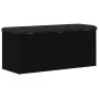 Banco de almacenamiento Negro Roble 100x40x45 cm Madera artificial | Foro24.es | Tu tienda online para hogar, jardín y más Foro24.es