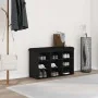Banco de Almacenamiento Negro Roble 80x30x48 cm Madera Ingenierizada | Foro24.es | Tu tienda online para hogar, jardín y más Foro24.es