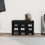 Banco de Almacenamiento Negro Roble 80x30x48 cm Madera Ingenierizada | Foro24.es | Tu tienda online para hogar, jardín y más Foro24.es