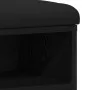 Banco de Almacenamiento Negro Roble 80x30x48 cm Madera Ingenierizada | Foro24.es | Tu tienda online para hogar, jardín y más Foro24.es