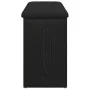 Banco de Almacenamiento Negro de Roble 100x30x48 cm de Madera Elaborada by , Benches for halls and storage - Ref: Foro24-8629...