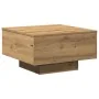 Mesa de café Artisian de roble 55x55x31 cm en madera técnica | Foro24.es | Tu tienda online para hogar, jardín y más Foro24.es