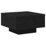 Mesa de café negra de roble 55x55x31 cm, hecha de madera by , Coffee table - Ref: Foro24-862993, Price: 54,16 €, Discount: -5%%