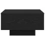 Mesa de café negra de roble 55x55x31 cm, hecha de madera by , Coffee table - Ref: Foro24-862993, Price: 54,16 €, Discount: -5%%
