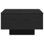 Mesa de café negra de roble 55x55x31 cm, hecha de madera by , Coffee table - Ref: Foro24-862993, Price: 54,16 €, Discount: -5%%